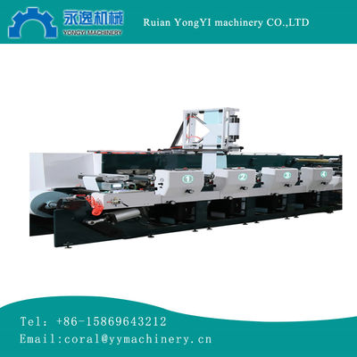 RY-320 8 Renkli Çift Servo Motor Flexo Grafik Yazıcı Etiket PA PE CPP İstasyon Baskı Makinesi