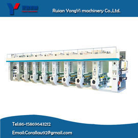 Güçlü Kalite Yüksek Hız 160m/Min 1-8 Renkli Gravure Press Rotogravure Baskı Makinesi